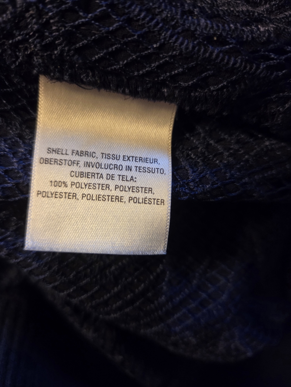 Anthropologie x Elevenses Miranda Lace Bomber Jacket in navy blue Size Small - Picture 9 of 12